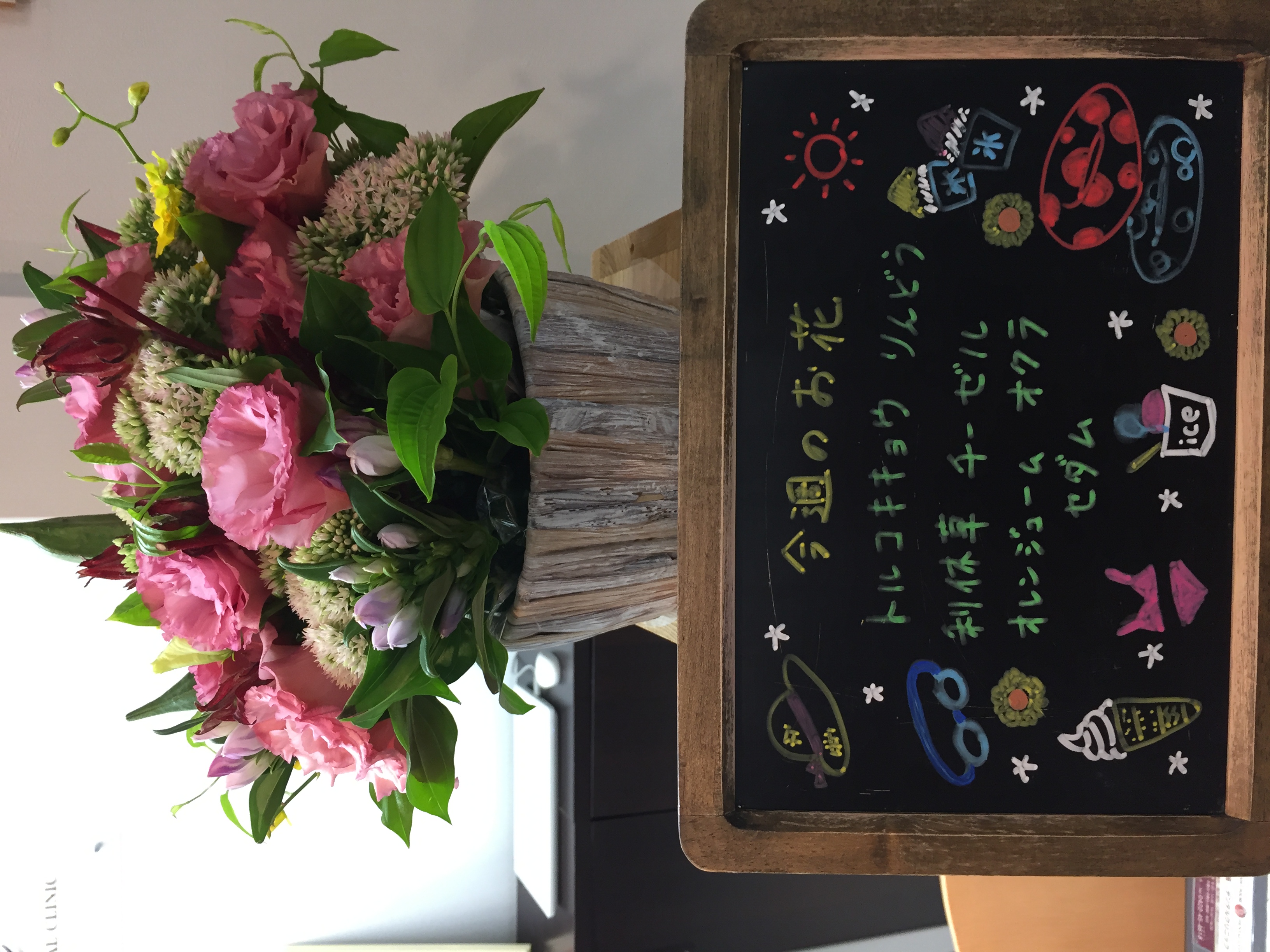 今週(8月26日〜)のお花
