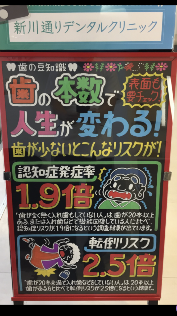 歯の本数で人生が変わる❗️