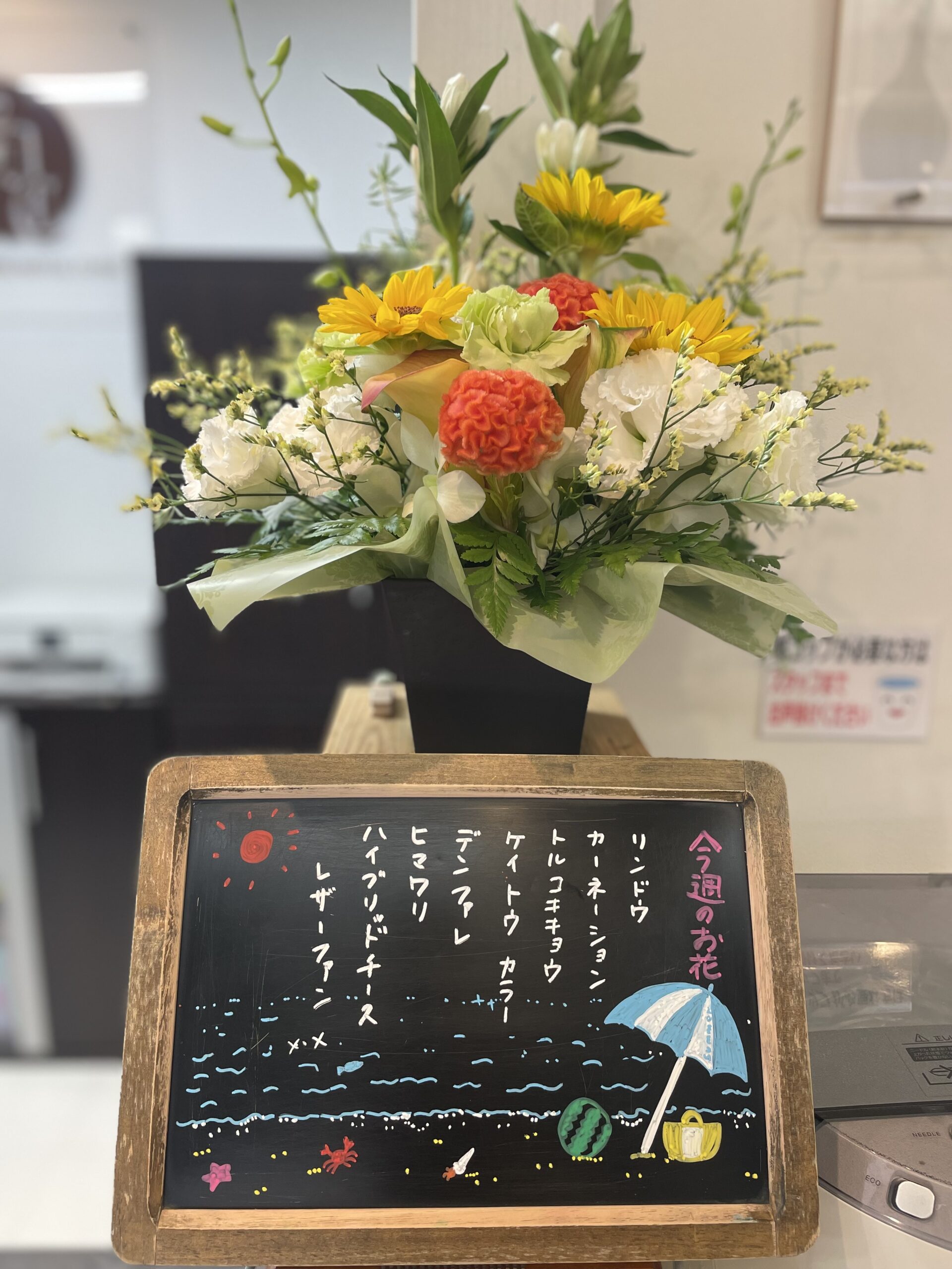 今週(7月27日〜)のお花